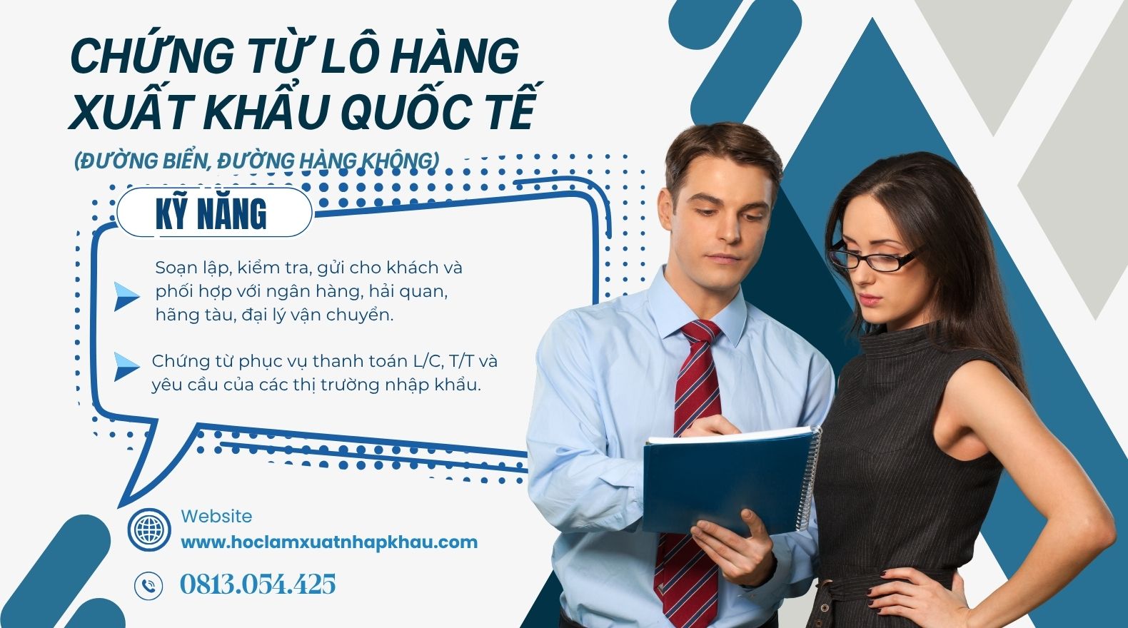Khóa học chứng từ xuất khẩu quốc tế dành cho nhân viên xuất nhập khẩu và logistics Đào tạo xử lý bộ chứng từ xuất khẩu đường biển và đường hàng không